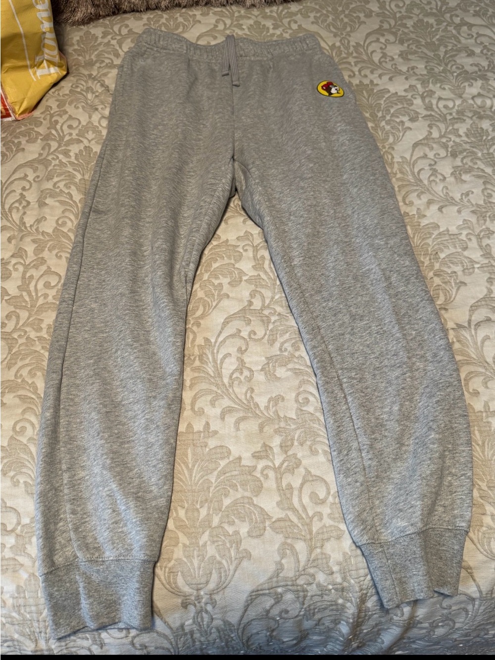 Bucees’ Men Gray Sweatpants with Cartoon Patch